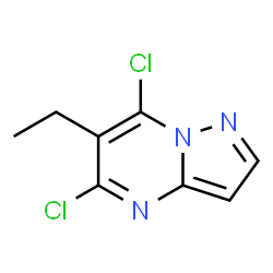 Pyrazolo[1,5-a]pyrimidine, 5,7-dichloro-6-ethyl- (9CI) picture