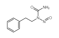 Urea,N-nitroso-N-(2-phenylethyl)- Structure