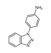 1-(4-aminophenyl)-1,2,3-benzotriazole结构式