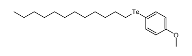 4-methoxyphenyl n-dodecyl telluride结构式
