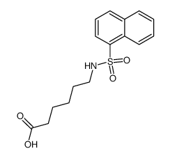 6-(1-naphthalenesulfonylamino)caproic acid结构式