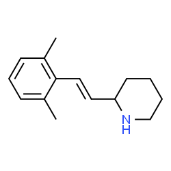 Piperidine, 2-[(1E)-2-(2,6-dimethylphenyl)ethenyl]- (9CI) Structure