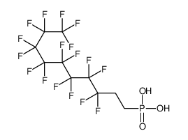 (1H,1H,2H,2H-十七氟癸基)膦酸结构式