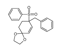 8-(benzenesulfonyl)-8-benzyl-1,4-dioxaspiro[4.5]dec-6-ene Structure
