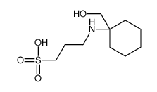 3-[[1-(hydroxymethyl)cyclohexyl]amino]propane-1-sulfonic acid结构式