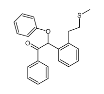 methyl o-(α-phenoxyphenacyl)phenethyl sulphide Structure