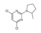 4,6-dichloro-2-(2-methylpyrrolidin-1-yl)pyrimidine结构式