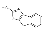 8H-茚并[1,2-d]噻唑-2-胺结构式