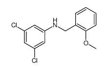 Benzenemethanamine, N-(3,5-dichlorophenyl)-2-methoxy结构式