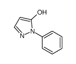 1-苯基-5-羟基吡唑结构式