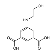 5-(2-hydroxyethylamino)benzene-1,3-dicarboxylic acid结构式