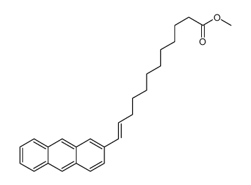methyl 12-anthracen-2-yldodec-11-enoate结构式