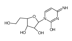 4-amino-1-[(2R,3S,4S,5R)-3,4-dihydroxy-5-(2-hydroxyethyl)oxolan-2-yl]pyrimidin-2-one结构式