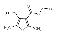 4-氨基甲基-2,5-二甲基-3-糠酸乙酯结构式