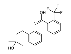 N-[2-(3-hydroxy-3-methylbutyl)phenyl]-2-(trifluoromethyl)benzamide Structure