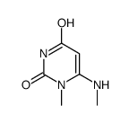 1-Methyl-6-(methylamino)pyrimidine-2,4(1H,3H)-dione Structure