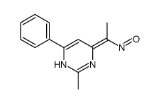 2-methyl-6-(1-nitrosoethylidene)-4-phenyl-1H-pyrimidine Structure