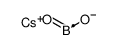 cesium,oxido(oxo)borane结构式