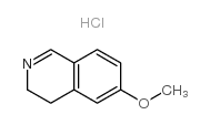 3,4-二氢-6-甲氧基异喹啉盐酸盐结构式
