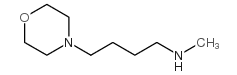 N-甲基-4-吗啉-4-基-1-丁胺结构式