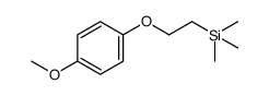 [2-(4-methoxyphenoxy)ethyl]trimethylsilane Structure