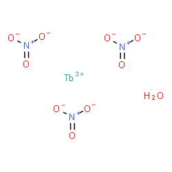 Terbium(III) nitrate hydrate Structure