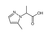 1H-Pyrazole-1-acetic acid, α,5-dimethyl结构式