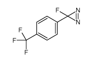 3-fluoro-3-[4-(trifluoromethyl)phenyl]diazirine结构式