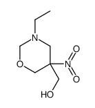 (3-ethyl-5-nitro-1,3-oxazinan-5-yl)methanol结构式