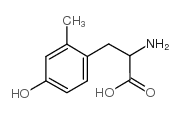 2-甲基-DL-酪氨酸结构式
