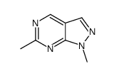 1,6-二甲基-1H-吡唑并[3,4-d]嘧啶结构式