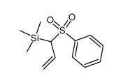 trimethyl(1-(phenylsulfonyl)allyl)silane Structure