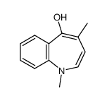 N-methyl-4-methylbenzoazepin-5-one结构式