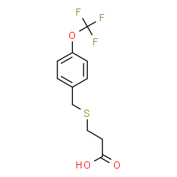 3-{[4-(trifluoromethoxy)benzyl]thio}propanoic acid picture