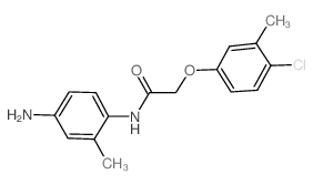 N-(4-Amino-2-methylphenyl)-2-(4-chloro-3-methylphenoxy)acetamide Structure