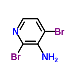 3-氨基-2,4-二溴吡啶结构式
