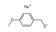 sodium 4-methoxy-benzylsulfide结构式