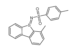 4-methyl-N-(4-methyl-5l4-dibenzo[b,d]thiophen-5-ylidene)benzenesulfonamide结构式
