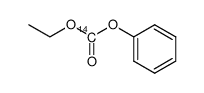 ethyl phenyl carbonate-14C结构式