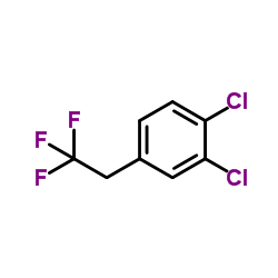 1,2-Dichloro-4-(2,2,2-trifluoroethyl)benzene Structure