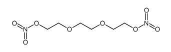 2,2'-[ethane-1,2-diylbis(oxy)]bisethyl dinitrate Structure