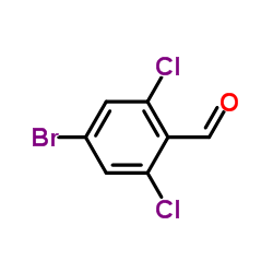 4-溴-2,6-二氯苯甲醛结构式