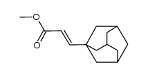 trans-3-(1-adamantyl)acrylic acid Structure