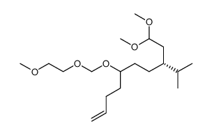 (3R,6RS)-6-(2-methoxyethoxymethoxy)-3-(1-methylethyl)-9-decenal dimethylacetal Structure