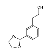 2-[3-(2-hydroxyethyl)phenyl]-1,3-dioxolane Structure