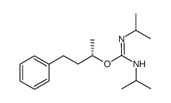 (S)-4-phenylbutan-2-yl N,N'-diisopropylcarbamimidate结构式