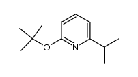 2-tert-butoxy-6-isopropylpyridine结构式