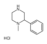 1-METHYL-2-PHENYL-PIPERAZINEHYDROCHLORIDE Structure