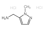(1-Methyl-1H-Pyrazol-5-Yl)Methanamine Dihydrochloride Structure