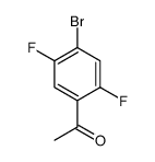 4'-Bromo-2',5'-difluoroacetophenone Structure